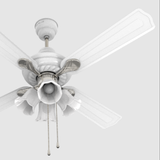 Havells Florence Underlight White Nickel Ceiling Fan Close Up