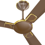 Havells Enticer Art Nature series Pearl Brown Ceiling Fan Close Up View