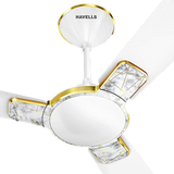 Havells Enticer Art Nature Series Pearl White Stone Front View