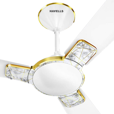 Havells Enticer Art Nature Series Pearl White Stone Front View