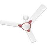 Havells Equs Ceiling Fan White Maroon Front View