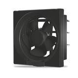 Standard 200MM Exhaust Fan Black Front angled