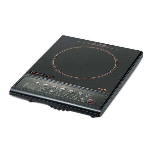 Bajaj ICX Neo Induction Cooktop (1600 Watts) front angled - Sagar Electricals